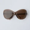 Oversized Sunglasses – Dark Brown