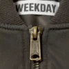 Oversized Twill Bomber Jacket – Dusty Mole