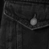 Padded Denim Jacket – Risso Black – Black