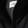 Padded Hooded Puffer Jacket – Black