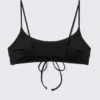 Padded Tie Bikini Top – Black