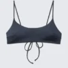 Padded Tie Bikini Top – Dark Blue