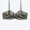 Padded Wire Bikini Top – Dusty Grey