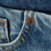 Paz Low Rise No-Waistband Wide Leg Jeans – Blue Horses – Medium Blue