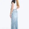 Paz Mid Rise Wide Jeans – Trot Blue – Light Blue