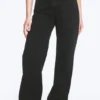 Paz Mid Rise Wide Jeans – Tuned Black – Black