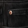 Paz Mid Rise Wide Jeans – Tuned Black – Black