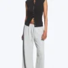 Pearl Button up Top – Black – Pearl Buttons