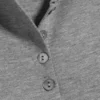Pearl Button up Top – Dusty Grey Melange
