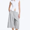 Pearl Button up Top – White – Pearl Buttons