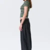 Peggy Low Rise Loose Baggy Jeans – Blue Rinse – Dark Blue