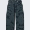 Peggy Low Waist Baggy Jeans – Aegean Tie Dye