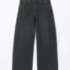 Peggy Low Waist Loose Baggy Leg Jeans – Smokey Blue
