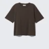 Perfect Boxy T-Shirt – Dark Brown