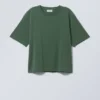 Perfect Boxy T-Shirt – Dark Green
