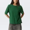 Perfect Boxy T-Shirt – Dark Green