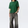 Perfect Boxy T-Shirt – Dark Green