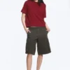 Perfect Boxy T-Shirt – Dark Red