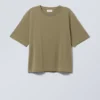 Perfect Boxy T-Shirt – Khaki Green