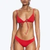 Plain Bikini Bottoms – Bright Red