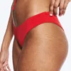Plain Bikini Bottoms – Bright Red