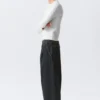 Pleated Loose Baggy Jeans – Emerald Rinse – Dark Blue