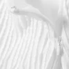 Pleated Mid Rise Maxi Skirt – White