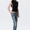 Pleated Tank Top – Black