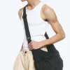 Pocket Crossbody Bag – Black
