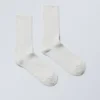 Pond Ribbed Socks – Light Mole