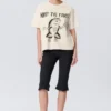 Printed Boxy T-Shirt – Off-White – What the Frog?