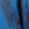 Printed Long Sleeve Mesh Top – Bright Blue – Black Strokes