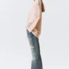 Printed Long-Sleeved Cotton T-Shirt – Printed Light Pink