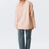 Printed Long-Sleeved Cotton T-Shirt – Printed Light Pink
