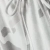 Printed Wide-Leg Pull-On Trousers – White – Camo