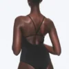 Racer Back Swimsuit – Black