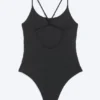 Racer Back Swimsuit – Black