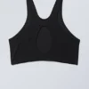 Racerback Bikini Top – Black