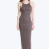 Racerback Jersey Maxi Dress – Dusty Plum