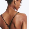 Racerback Triangle Bikini Top – Black