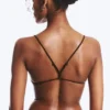 Racerback Triangle Bikini Top – Dark Brown