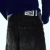 Rad Super Regular Waist Loose Wide Jeans – Black Web – Black | Cheap Monday Gb