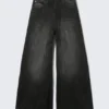 Rad Super Regular Waist Loose Wide Jeans – Black Web – Black | Cheap Monday Gb