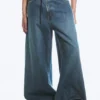 Rad Super Regular Waist Loose Wide Jeans – Tide Blue – Dark Blue | Cheap Monday Gb