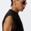 Rael Kade Laser Cut Tank Top – Black