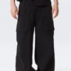 Rael Kade Parachute Trousers – Black