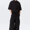 Rael Kade Parachute Trousers – Black