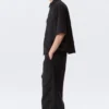 Rael Kade Parachute Trousers – Black