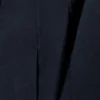 Raglan-Sleeved Cutline Zip Hoodie – Dark Blue