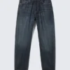 Ray Mid Rise Relaxed Tapered Jeans – Deep Sea Blue – Dark Blue